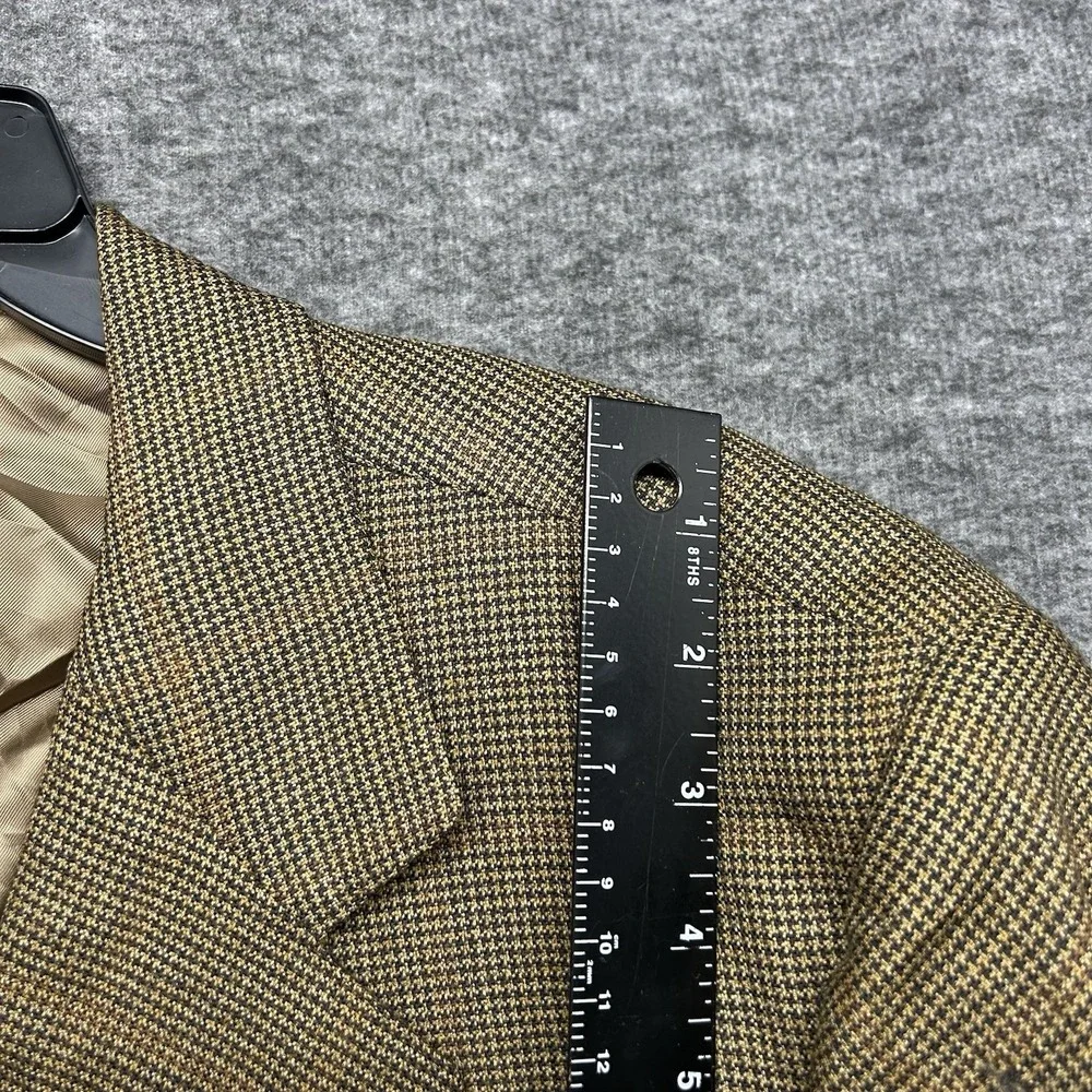 Ermenegildo‎ Zegna Houndstooth Trofeo Sport Coat Blazer Jacket Men's 44L